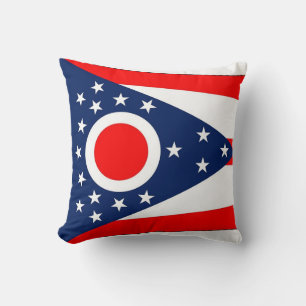 Ohio State Flag American MoJo Pillow Kissen