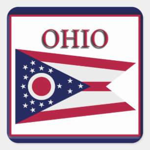 Ohio State Flag Design Aufkleber