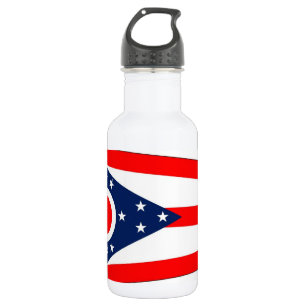 Ohio State Flag Liberty Flasche Edelstahlflasche