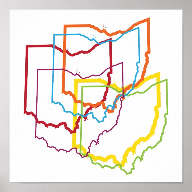Ohio Stolz Blur Poster (Vorne)