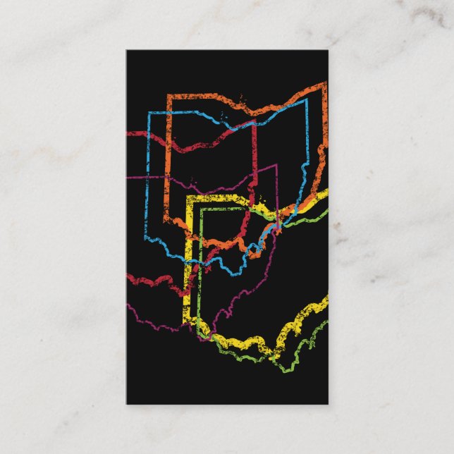 Ohio Stolz Blur Visitenkarte (Vorderseite)