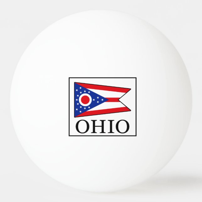Ohio Tischtennisball (Vorderseite)