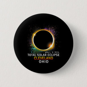 Ohio Total Solar Eclipse 8. April 2024 Button