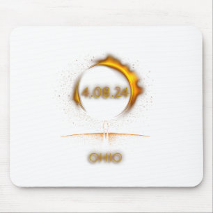 Ohio Total Solar Eclipse April 8 2024 Totality ECL Mousepad