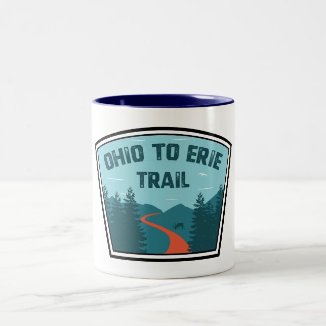 Ohio-Tour Zweifarbige Tasse (Mittel)