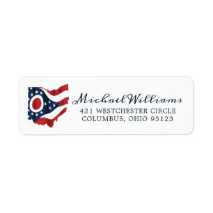 Ohio United Staaten Staatsflagge