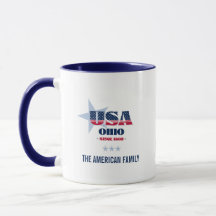 Ohio USA 1803 Blue Star Persönliche Umarmung