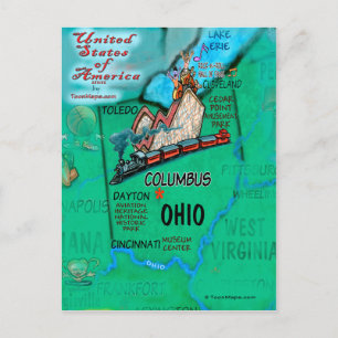Ohio USA Card Postkarte
