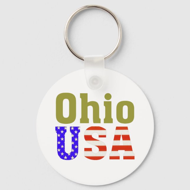 Ohio USA! Schlüsselanhänger (Vorderseite)