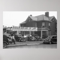 Ohio Used Car Lot, 1938