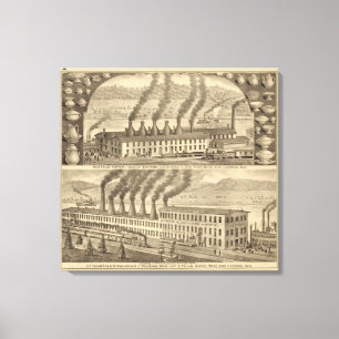 Ohio- Valleytonwaren, Laughlin Brüder Leinwanddruck