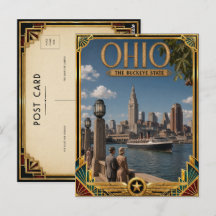 Ohio Vintage Art Deco Golden Age