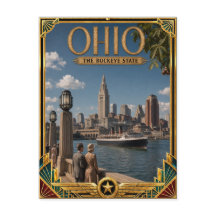 Ohio Vintage Art Deco Golden Age