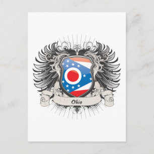 Ohio Wappen Postkarte