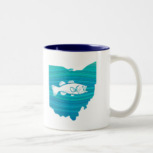 Ohio Wave Fishing Zweifarbige Tasse