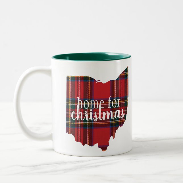 Ohio - Zuhause für WeihnachtsTasse Zweifarbige Tasse (Links)