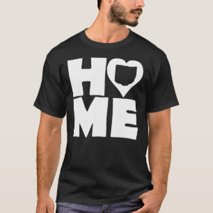 Ohio Zuhause Herz Staat T-Shirt Tees