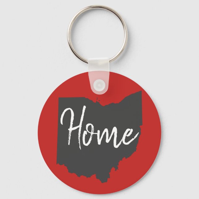 Ohio Zuhause Schlüsselanhänger (Vorderseite)