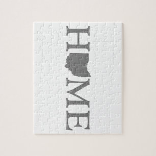 Ohio Zuhause Staat Word Art Puzzle