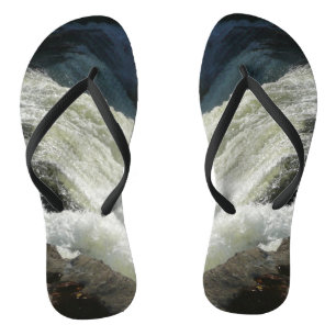 Ohiopyle Falls in Pennsylvania Flip Flops