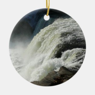 Ohiopyle Falls in Pennsylvania Keramikornament