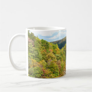 Ohiopyle Fluss im Herbst I Pennsylvania Herbst Kaffeetasse