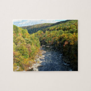 Ohiopyle Fluss im Herbst I Pennsylvania Herbst Puzzle