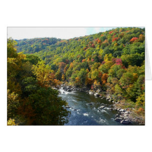 Ohiopyle Fluss im Herbst II Pennsylvania Herbst
