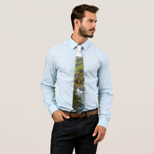 Ohiopyle Fluss im Herbst II Pennsylvania Herbst Krawatte