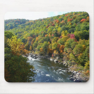 Ohiopyle River im Herbst II Pennsylvania Herbst Mousepad