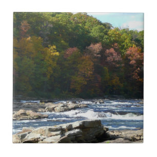 Ohiopyle River Rapids in Herbst Pennsylvania Herbs Fliese