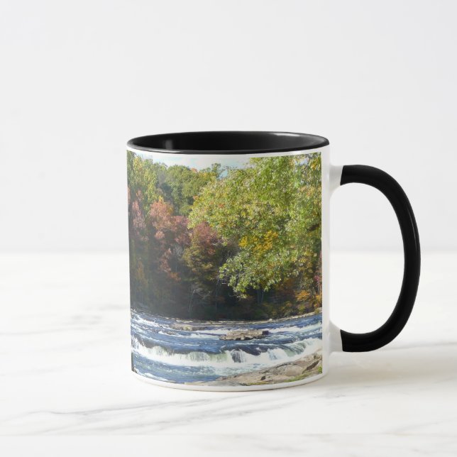 Ohiopyle River Rapids in Herbst Pennsylvania Herbs Tasse (Rechts)