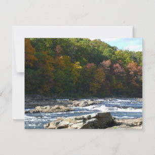 Ohiopyle River Stromschnellen im Herbst Pennsylvan