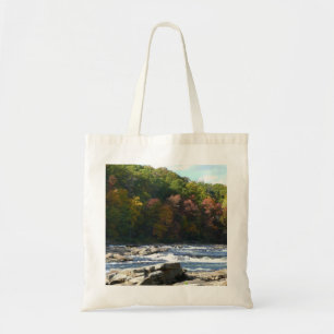 Ohiopyle River Stromschnellen im Herbst Pennsylvan Tragetasche