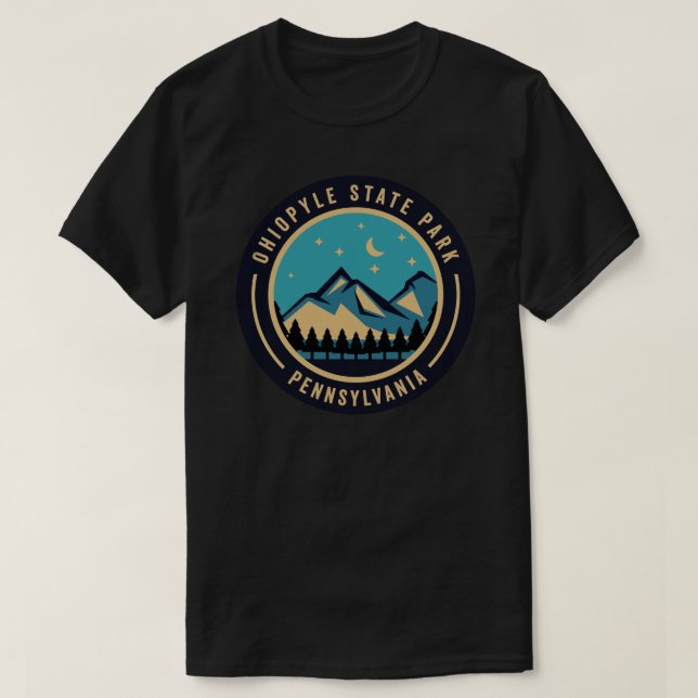 Ohiopyle Staat Park Pennsylvania Sticker T-Shirt (Design vorne)