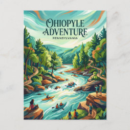 Ohiopyle State Park Pennsylvania Postkarte