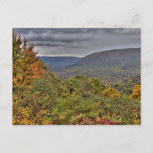 Ohiopyle Valley Aussicht im Herbst, Pennsylvania Postkarte