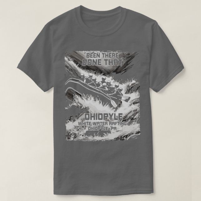 Ohiopyle White Water Rafting River Rapids Pennsylv T-Shirt (Design vorne)