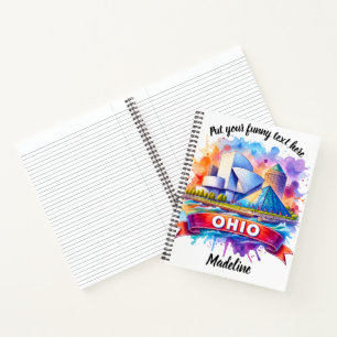 Ohio's Aquarellkunst Notizbuch
