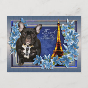 OhLaLa French Bulldog Postkarte