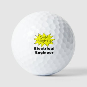 Ohm Mighty Electrical Engineer Golfball