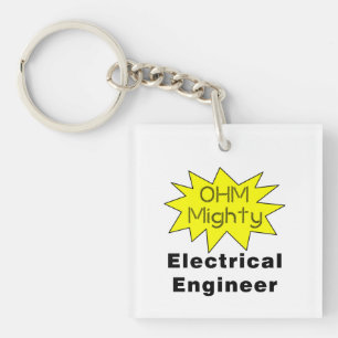 Ohm Mighty Electrical Engineer Schlüsselanhänger