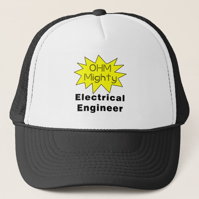 Ohm Mighty Electrical Engineer Truckerkappe (Vorderseite)