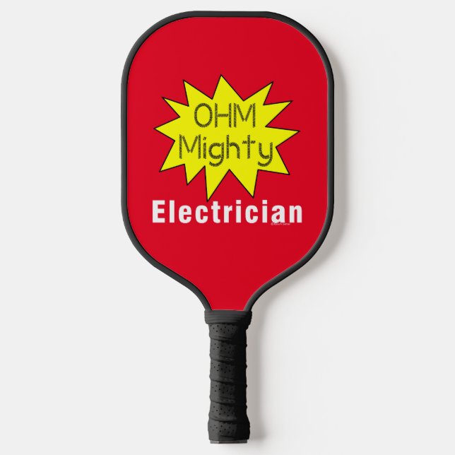 Ohm Mighty Electrician Pickleball Schläger (Vorderseite)