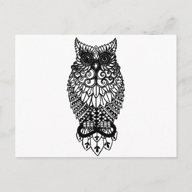 Ohm Owl Postkarte (Vorderseite)