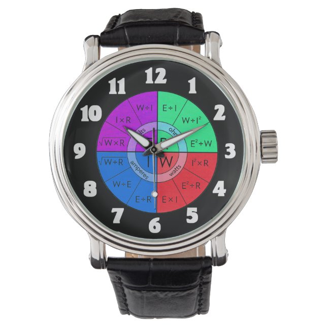 OHM-RECHT ARMBANDUHR (Vorderseite)