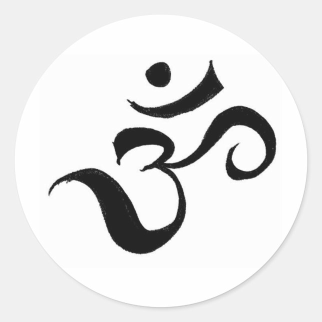 Ohm Runder Aufkleber (Vorderseite)