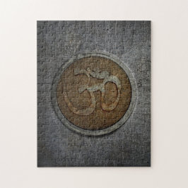 Ohm Sign Puzzle. Spiritualität trifft Gehirnschmer Puzzle