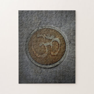 Ohm Sign Puzzle. Spiritualität trifft Gehirnschmer Puzzle