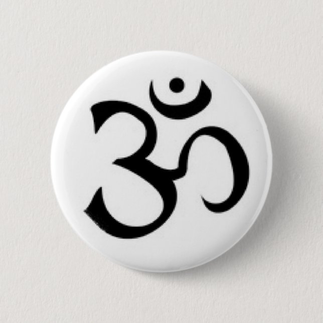 Ohm-Symbol-Knopf Button (Vorderseite)